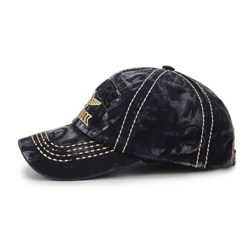Fashion Washed Denim Baseball Cap Fashion Four Seasons Sunshade