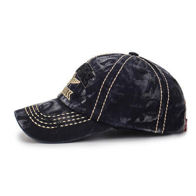 Fashion Washed Denim Baseball Cap Fashion Four Seasons Sunshade