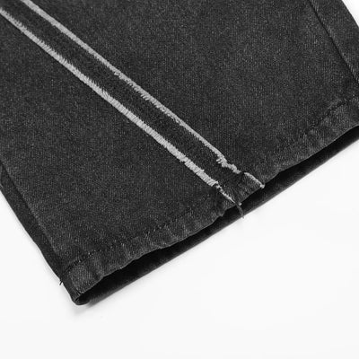 Harajuku Baggy Hip Hop Denim Cargo Jeans for Casual Wear