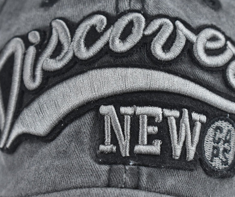 New Large Letter Stereo Embroidered Baseball Hat