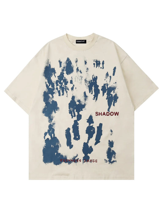Vamtac Mens Oversized Graphic Tees Y2k Vintage Graffiti Tie Dye Short Sleeve Shirts Streetwear Summer Tops Tshirt Unisex