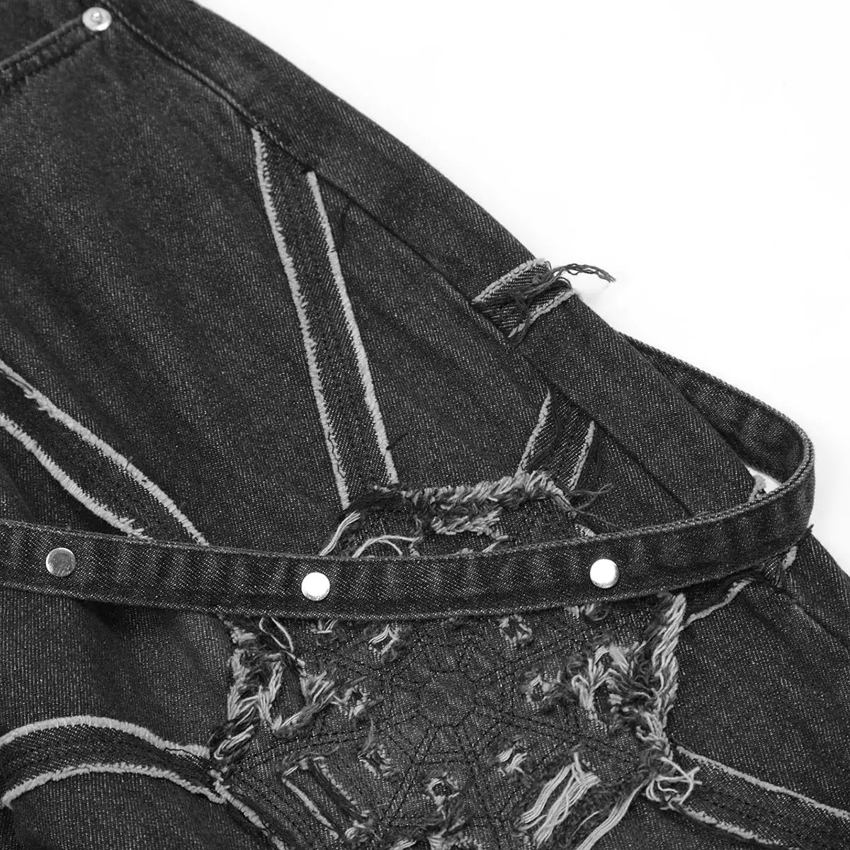 Harajuku Baggy Hip Hop Denim Cargo Jeans for Casual Wear